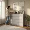 BEAUTYSOFA | Kommode LEMON 100 cm Kaschmir, Sideboard mit 8 Produktbild-Vorschau 5