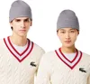 Lacoste Mütze aus Gerippter Wolle Uni Grau, Grösse:OSFA Produktbild-Vorschau 3