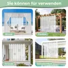 Outdoor Vorhang Extra Breit Wasserdicht Transparent Voile Produktbild-Vorschau 8