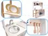 LULILO Dětská dřevěná kuchyňka MDF KUKETO + doplňky Náhled obrázku produktu 2