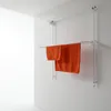 Wand-Wäscheständer mit Gitter, ideal für Balkon, Bad oder Produktbild-Vorschau 2