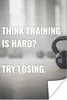 MuchoWow® Poster Sie denken, Training ist hart? Versuch zu Produktbild-Vorschau 1