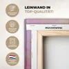 MuchoWow® - Leinwandbilder - Baum - Rosa - Gold - Modern, Produktbild-Vorschau 3