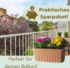 4er Set Blumenkasten Balkongeländer Balkon Blumenkasten Produktbild-Vorschau 7