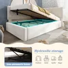 Cama tapizada Flieks de 90x190 cm con espacio de Vista previa de la imagen del producto 8