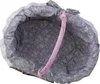 Einkaufskorb / Geschenkkorb aus Weide, Rosa 42x34 H23/36 Produktbild-Vorschau 4