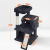 A diagram showing the dimensions of a cat tree. Podgląd zdjęcia produktu