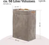 Panier à linge Lycce Wäschekorb – pliable, lavable et idéal Voir les images du produit 3
