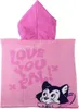 Froté ručník s kapucí Minnie Mouse růžový 55 x 77 cm Náhled obrázku produktu 2