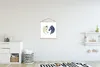 MuchoWow® Textilposter Pferde - Aquarell - Schwarz - Produktbild-Vorschau 2