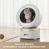 MOVA LR10 Prime Bac à litière automatique blanc, 110 L Voir les images du produit 3