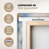MuchoWow® - Leinwandbilder - Blau - Modern - Marmor - Produktbild-Vorschau 3