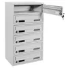 Systém poštových schránok 6-postbox GLM Euro Grey RAL 7035 Náhľad obrázku produktu 6