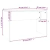 vidaXL Taboret do makijażu czarny 70x35x45 cm materiał Podgląd zdjęcia produktu 8