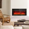HOMCOM Elektrokamin mit LED Flammeneffekt,1800 W Wandkamin Produktbild-Vorschau 2