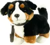 A plush toy dog standing on a white background. Produktbild-Vorschau