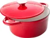 Ibili-Cocotte-Topf, emailliertes Gusseisen, 24x11,5 cm, rot Produktbild-Vorschau 1