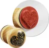 com-four® 12-teiliges Stempel-Set, Holz-Stempel in Produktbild-Vorschau 3