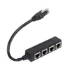 Adaptér RJ45 Splitter 1 na 4 porty Hladký prenos Vynikajúci Náhľad obrázku produktu 1