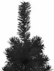 vidaXL Kunstkerstboom, halve boom, standaard, slank, zwart, Productafbeelding-voorbeeld 5