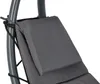 A close-up view of a gray cushion attached to a dark gray frame, likely part of a chair or lounger. Produktbild-Vorschau