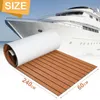 Eikuavons Bodenbelag Matte Rutschfest Deck Teppich Teak EVA Produktbild-Vorschau 2