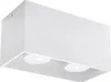 Deckenleuchte QUAD weiß 2xGU10 10W Aluminium 10x10x20cm Produktbild-Vorschau 1