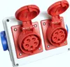 Wandverteiler 2x 16A 5P CEE Steckdose mit Schuko 230V. Produktbild-Vorschau 2