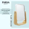 Miroir de maquillage en bambou, grossissement x5 Voir les images du produit 9