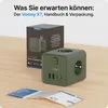 VOOMY 8-in-1 Heim Steckdosenleiste ohne Kabe – 4-Fach, 2 Produktbild-Vorschau 8