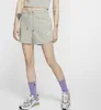 Nike W Nsw Essntl Flc Hr Short Ft Dk Grey Heather/White M Produktbild-Vorschau 20