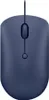 A top-down view of a blue computer mouse. Produktbild-Vorschau
