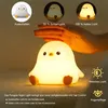 Pinguin Nachtlicht Kinder, Silikon Baby Nachtlampe dimmbar, Produktbild-Vorschau 4