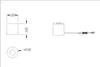 Technical drawing with dimensions and a product illustration. Produktbild-Vorschau