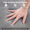 COSTWAY – rozkładana sofa 2 w 1, sofa podłogowa z polaru w Podgląd zdjęcia produktu 6