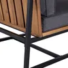 home24 Loungesessel - Polyester / Akazie Massiv - Grau / Produktbild-Vorschau 8