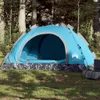 vidaXL Tenda da campeggio 3 persone blu sgancio rapido Anteprima dell’immagine prodotto 2