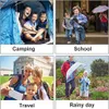 Kinder,Wasserdicht,Regenponcho,,Klar,Eva,Regenmäntel,mit,Kap Produktbild-Vorschau 9