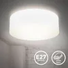 Deckenleuchte Stoff weiß Textilschirm E27 Deckenlampe Produktbild-Vorschau 2