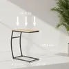 Relaxdays Beistelltisch, C-Form, HBT: 58,5 x 47,5 x 25 cm, Produktbild-Vorschau 4