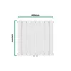 Radiateur plat 'Nore' blanc 60x60cm monocouche 459W Voir les images du produit 4