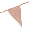 Glitzer Wimpelkette roségold 6m Produktbild-Vorschau 2