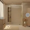 Paroi de Douche Verre Cannelé 6 mm - 140x200 cm - Cadre et Voir les images du produit 6