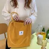 OKWISH Cord Umhängetasche Damen, Groß Schultertasche Canvas Produktbild-Vorschau 9