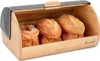 Bambus Brotkasten E-6045 mit schwarzem Metalldeckel Produktbild-Vorschau 3