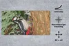 MuchoWow® Schreibtischunterlage Ein Buntspecht füttert Produktbild-Vorschau 2