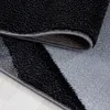 Kurzflor Teppich Wohnzimmer Schwarz 240x340 Rechteck Ombre Produktbild-Vorschau 5