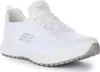 A single white Skechers work shoe is shown against a white background. Anteprima dell’immagine prodotto