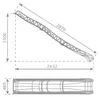4iQ Klappbare Rutsche Slide "ROCLI" Blau 150 Kinderrutsche Produktbild-Vorschau 4