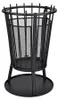 HI Feuerkorb mit Funkenschutz Schwarz 40 x 61 cm Produktbild-Vorschau 8